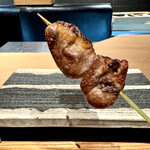 鳥いち - ハツ　初めて食べる食感で美味いんです