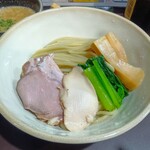 鶏paitan 心麦 - 鶏paitanつけ麺大盛