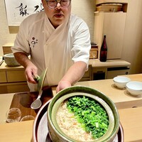 和 のぎ - ⑪かすみがにと小松菜の炊き込みご飯