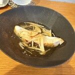 スシコーヒー - サワラの炭焼き松茸あんかけ