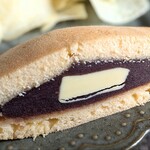 ほしのバター - あんバターどら焼き断面