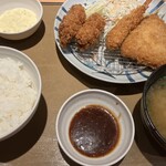 やよい軒 - 料理写真:かきフライミックス定食。