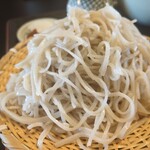 くいものや ラ・ネージュ - ざるそばミニソースカツ丼のセット+大盛