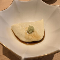 鮨結う遥 - コーンや生クリームで作られたお豆腐で甘くてパンナコッタのよう！クリーミーで美味しかった