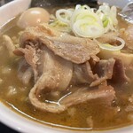 一条流がんこ総本家分家四谷荒木町 - ✅らぁ麺¥1.500
      　☑︎赤海老10kgの不純に鮟肝12kg追加
      　☑︎メンバーカードで味玉(半熟)¥100セレクト！
      　※開店1巡目サービスは焦がしネギ があります