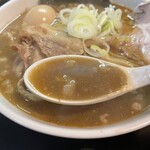 一条流がんこ総本家分家四谷荒木町 - ✅らぁ麺¥1.500
      　☑︎赤海老10kgの不純に鮟肝12kg追加
      　☑︎メンバーカードで味玉(半熟)¥100セレクト！
      　※開店1巡目サービスは焦がしネギ があります