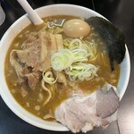 一条流がんこ総本家分家四谷荒木町 - ✅らぁ麺¥1.500
      　☑︎赤海老10kgの不純に鮟肝12kg追加
      　☑︎メンバーカードで味玉(半熟)¥100セレクト！
      　※開店1巡目サービスは焦がしネギ があります