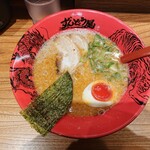 ラー麺ずんどう屋 - 味玉HOTらーめん（こってり×ちぢれ麺×バリカタ）