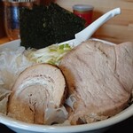 天童製麺 - かけラーメン・白キクラゲ・のりTP～チャーシュー貰い♪