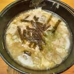 とんがらし - もち豚ロース　しゃぶしゃぶ小鍋　雑炊