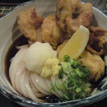 たけうちうどん店 - とり天ぶっかけ