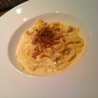 ル・ソレイユ・ルヴァン - 自家製フェトゥッチーネパスタ カルボナーラ