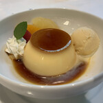 レストラン カスケード - プリンアラモード