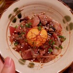 炭火焼きと創作酒肴 粋 田町店 - 海鮮ユッケ