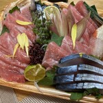 魚一 - 2025.11.3 刺身盛り合わせ