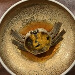 虎峰 - 上海蟹の紹興酒漬け（追加料金払った）