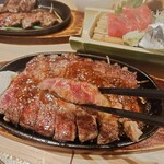 ステーキファイブと寿司六 - 柔らかく美味しい　ミディアムレアで