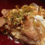 和食しゃぶしゃぶ かごの屋 - 小ぶり炙り鶏の親子丼と選べる麺セット