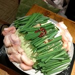 あぶり 清水 - 特製牛塩もつ鍋