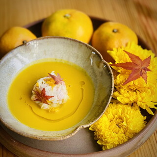 【立冬のコース】冬支度。寒くなる中、心身をほぐす温かな皿たち