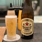 とんかつ ふじ井 - 瓶ビール