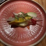 HAKUMOKKA - 生カボチャ パパイヤ  想像を超える食感や味 塩の使い方が本当に絶妙