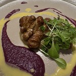 HAKUMOKKA - メイン  菊芋  ソース3種類