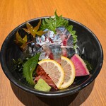 鯖しゃぶと炙り焼き奥いずも - 