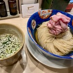 つけめん金龍 - 鰹昆布水つけ麺300g（1050円＋100円）