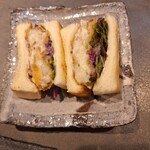 筵 - 里芋グラタンコロッケサンド