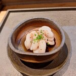 筵 - 真鱈白子自家製ポン酢と黒七味