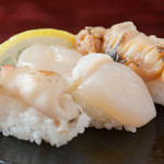 でらうま - 日替わり『貝づくし3貫』