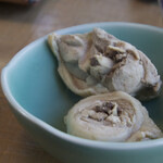 水炊き もつ鍋 博多廊 - 料理、水炊き　ありた鶏