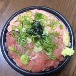 魚楽 - まぐろ2色丼
