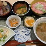 旬魚・鮨の店 あら浜 あすと長町店 - 特選海鮮三種（10食限定）
