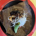 水匠 - 鶏ハム朴葉焼き 味噌がめちゃくちゃ美味しいです