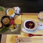 水匠 - 食前酒、冬茜豆腐、前菜