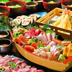 すし土風炉 - 料理写真:旧船盛コース