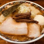 奈つやの中華そば - 奈つやのもちもち雲呑味玉中華そば（1300円）