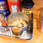 炒飯と新潟中華そば 我武者羅 - 大蒜もあります。