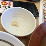 ラーメン横綱 - 問題の「ニンニク」。