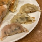 とんきっき - 餃子大皿盛合わせ1,250
　とんきっき餃子・しそ餃子・生姜餃子 3種×各6個
