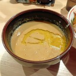 麺屋 さん田 - 高坂鶏の濃厚鶏白湯つけ麺（大）