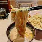 麺屋 さん田 - 高坂鶏の濃厚鶏白湯つけ麺（大）