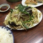三太 - 野菜炒めと小ライス