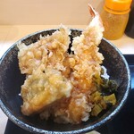 和そば - ミニ舞茸海老天丼