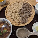 手打ちそば 根津 鷹匠 - 鴨せいろの2色