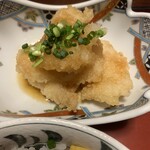 相撲茶屋 ちゃんこ 江戸沢 - 海鮮ちらしと鮮魚おろし竜田　1,000円