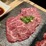 場外焼肉 榮登庵 - 上ハラミ（塩）