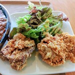 スパイスキッチン 成ス - 鶏唐揚げのセットメニュー